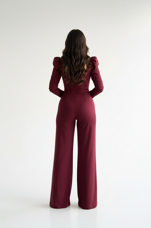 Conjunto Elegante Borgoña cod.326