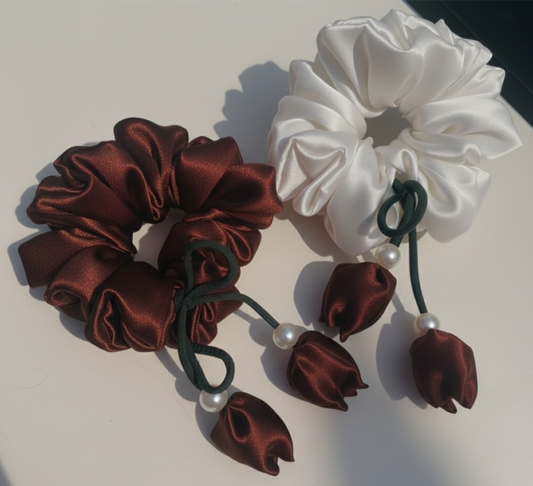 Set de 2 scrunchies