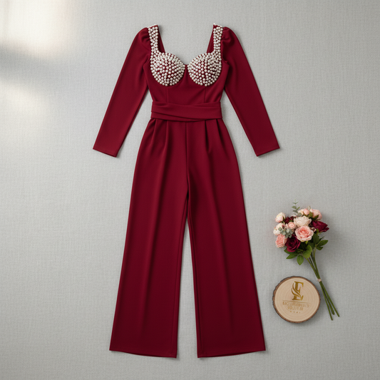 Enterizo en color cherry cod.11133