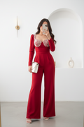Enterizo en color cherry cod.11133
