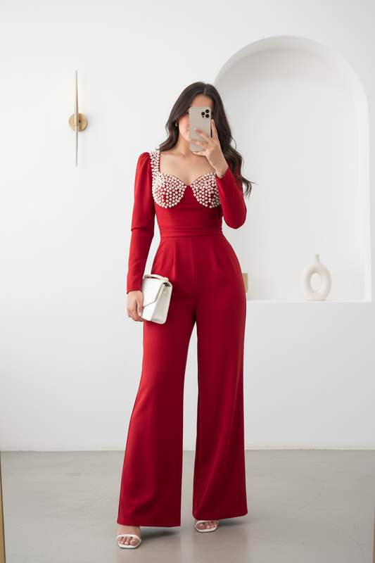 Enterizo en color cherry cod.11133