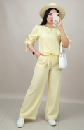 Conjunto en tela lino cod.1063