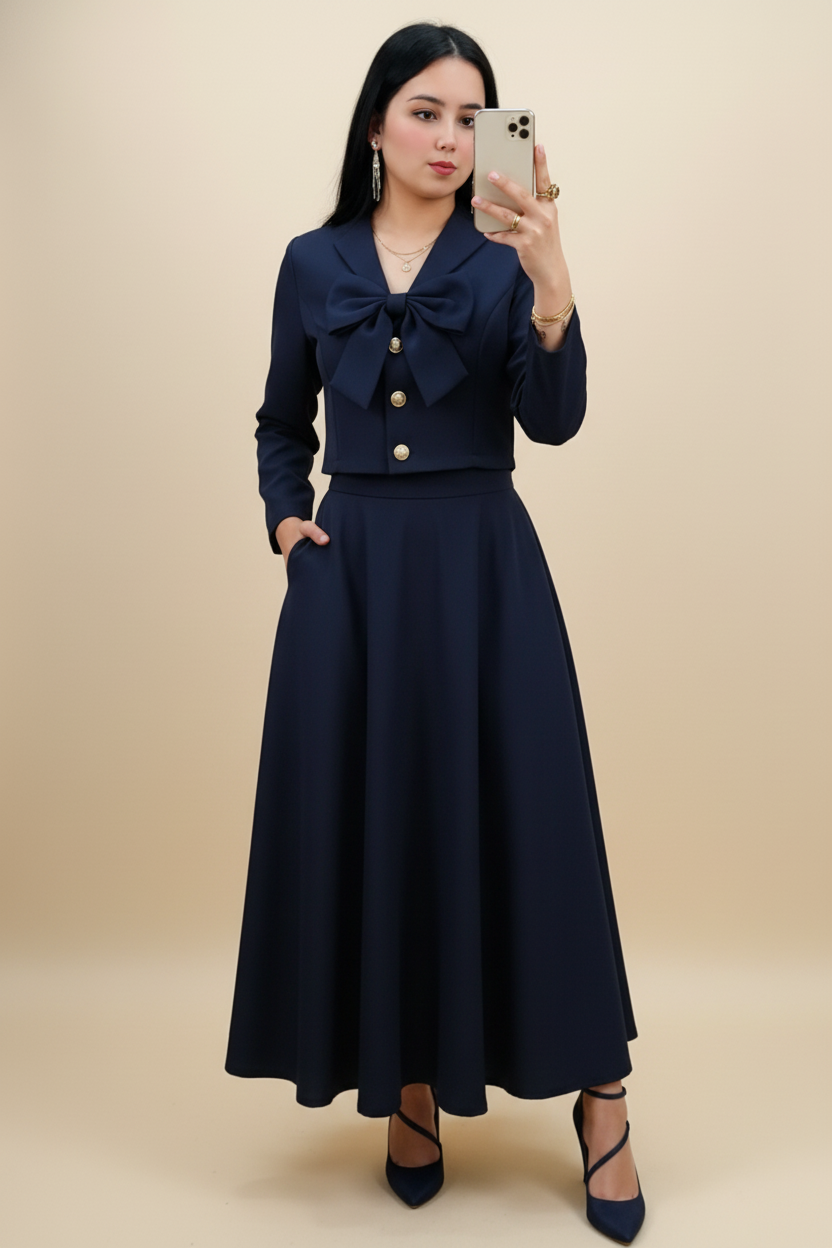 Conjunto azul oscuro