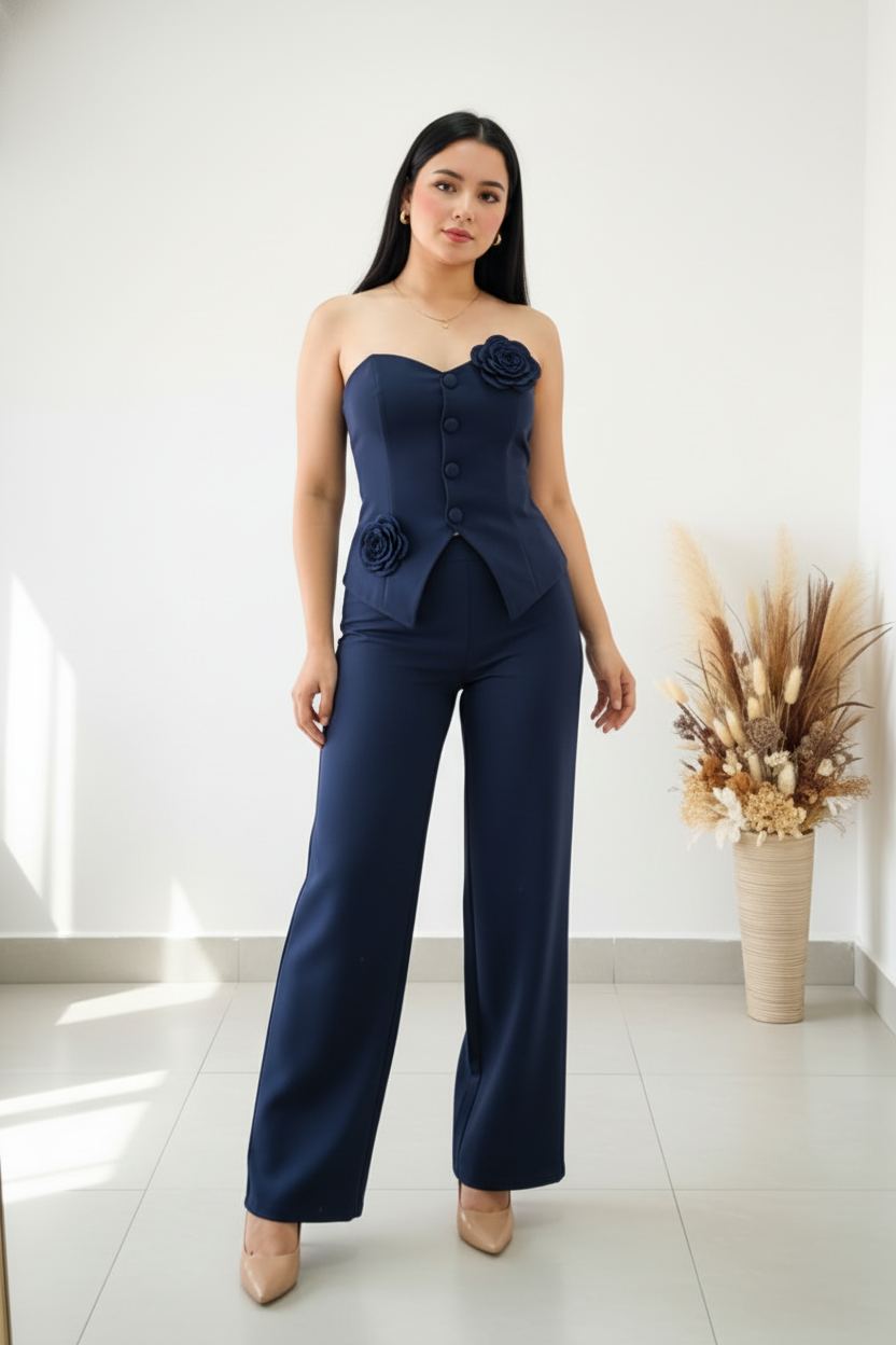 Conjunto azul oscuro
