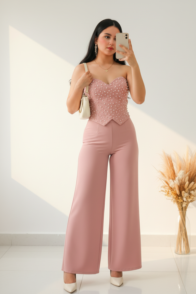 Conjunto palo de rosa