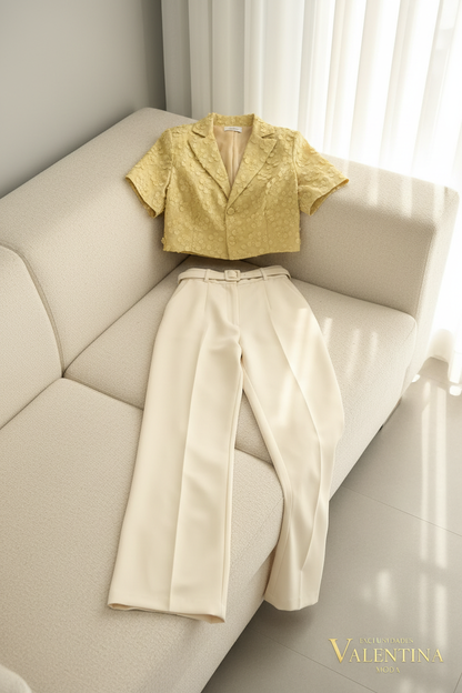Conjunto sobre sofá