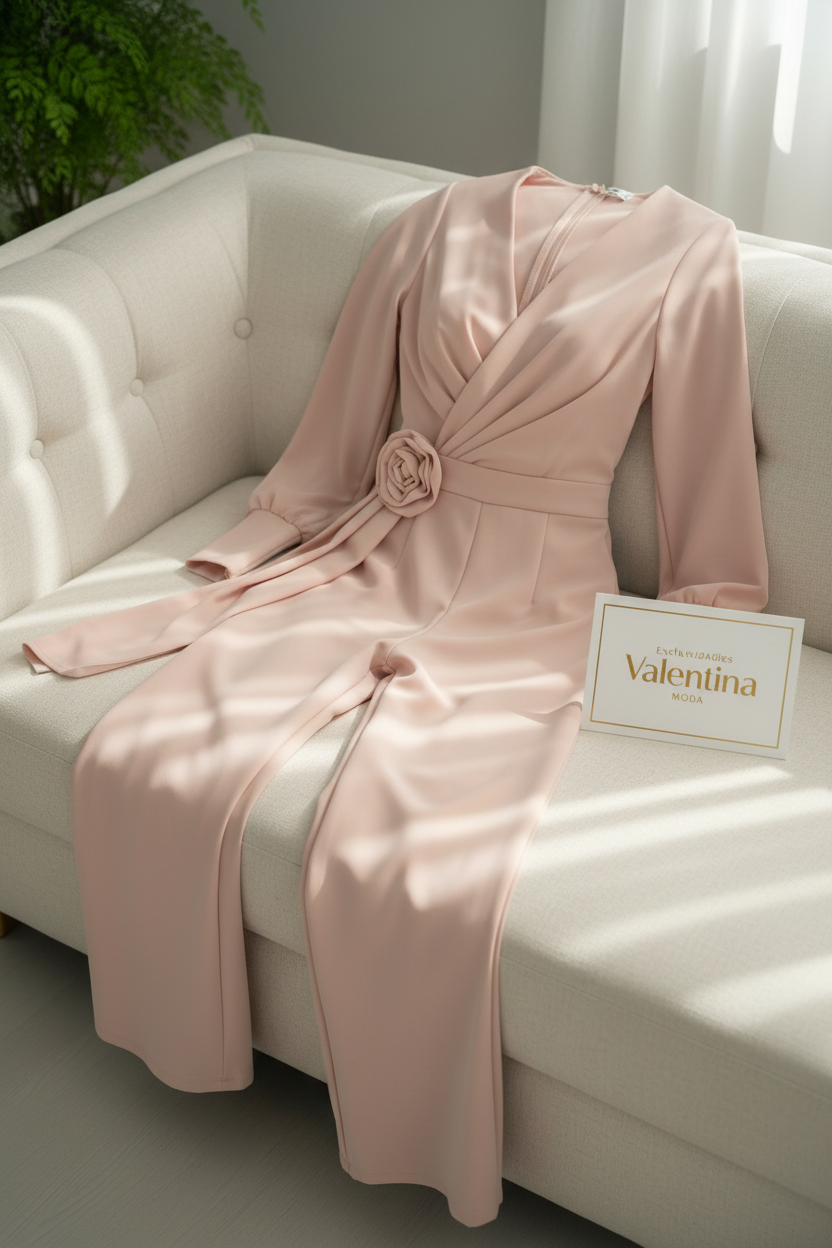 Enterizo Valentina Blush cod.E655