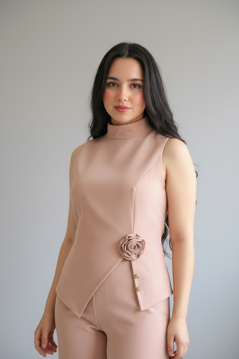 Conjunto Rosa Nude cod.613