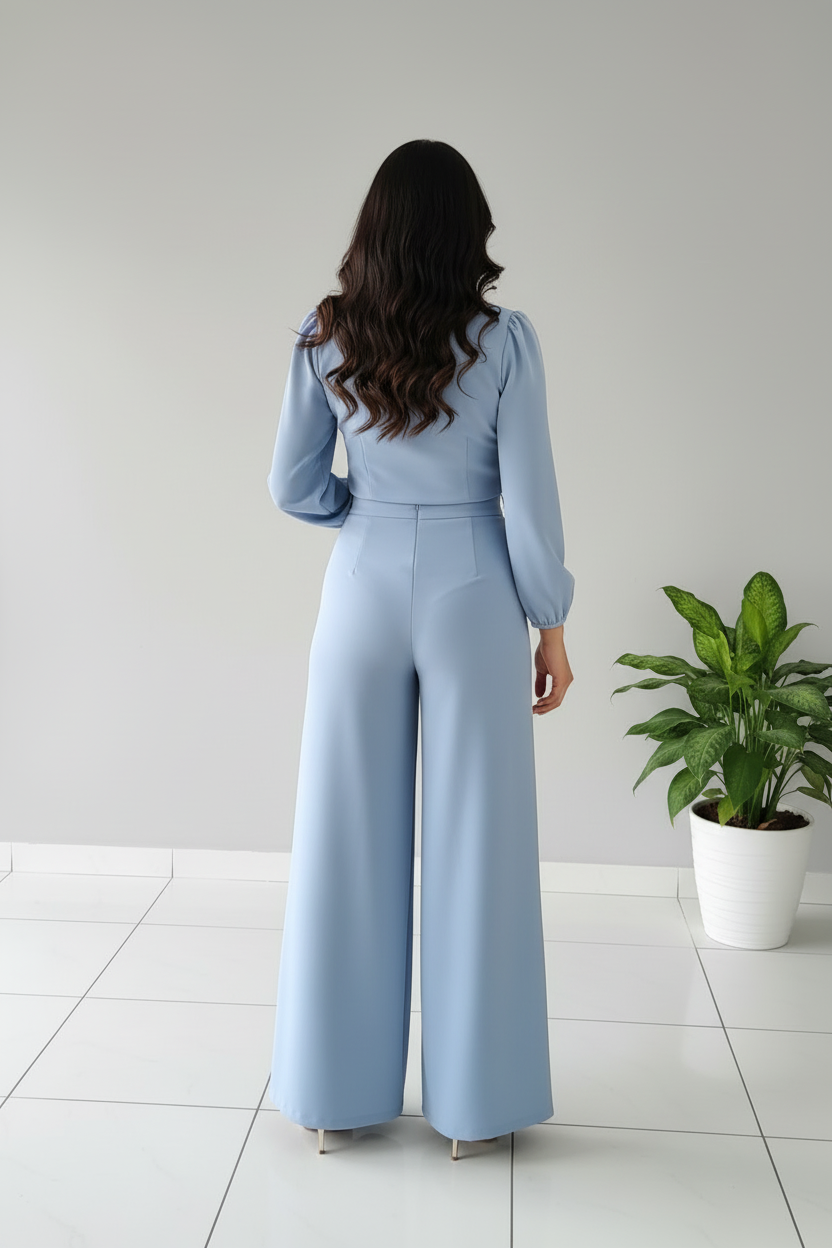 Conjunto Powder Blue Bow cod.590