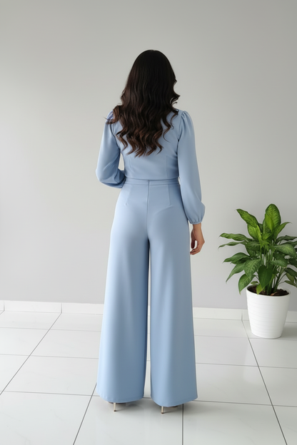 Conjunto Powder Blue Bow cod.590