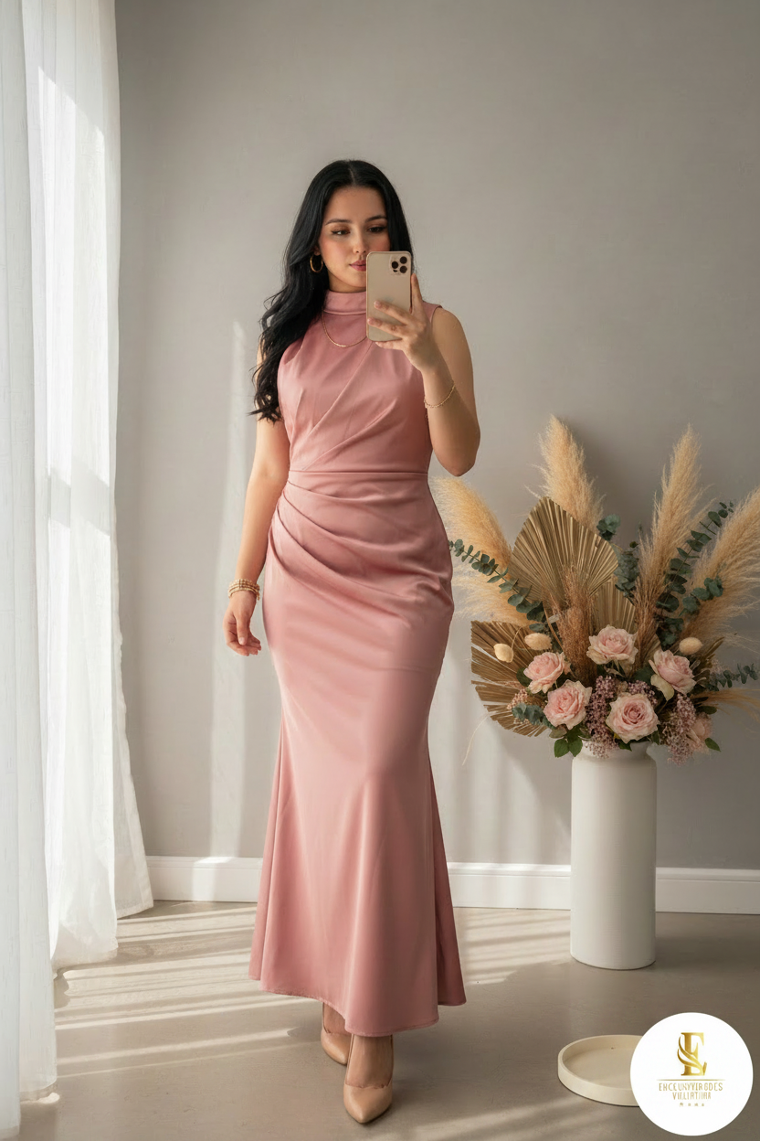 Vestido Blanco con capas  cod.00156