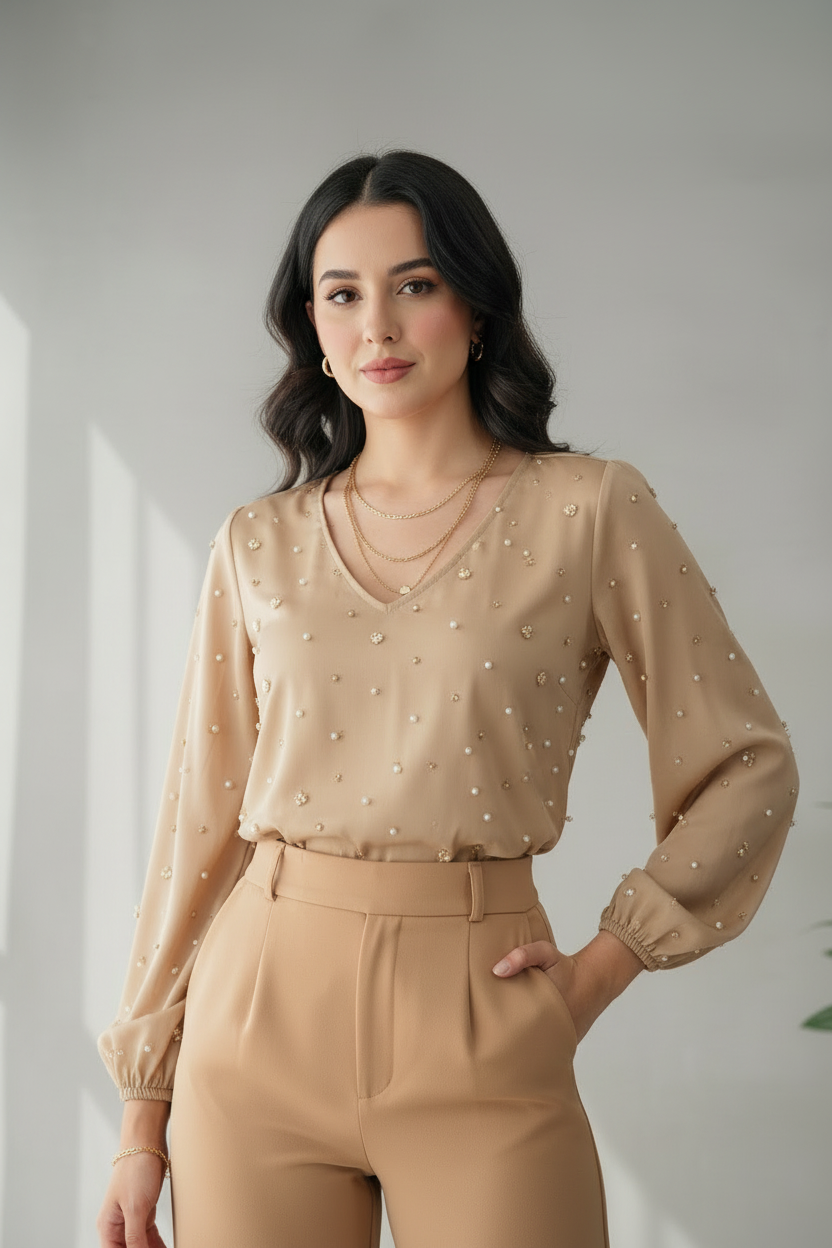 Conjunto Camel Pearl – cod.686