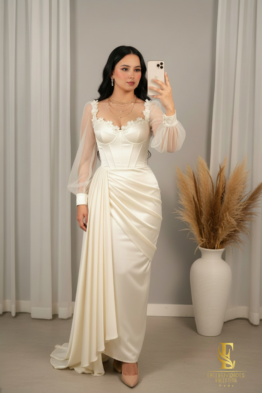 Vestido Blanc cod.00197