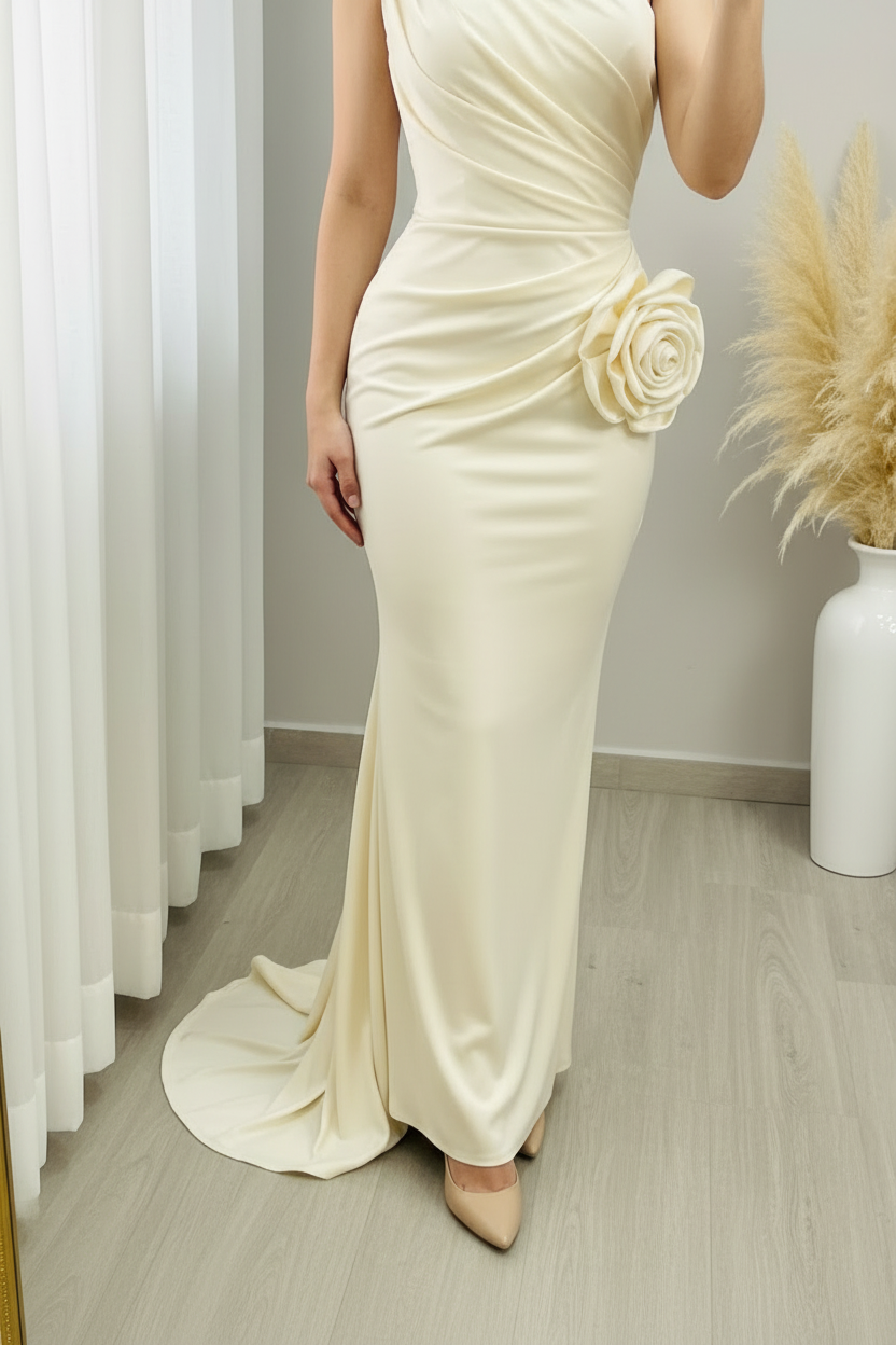 Vestido Rosa Ivory cod.V407