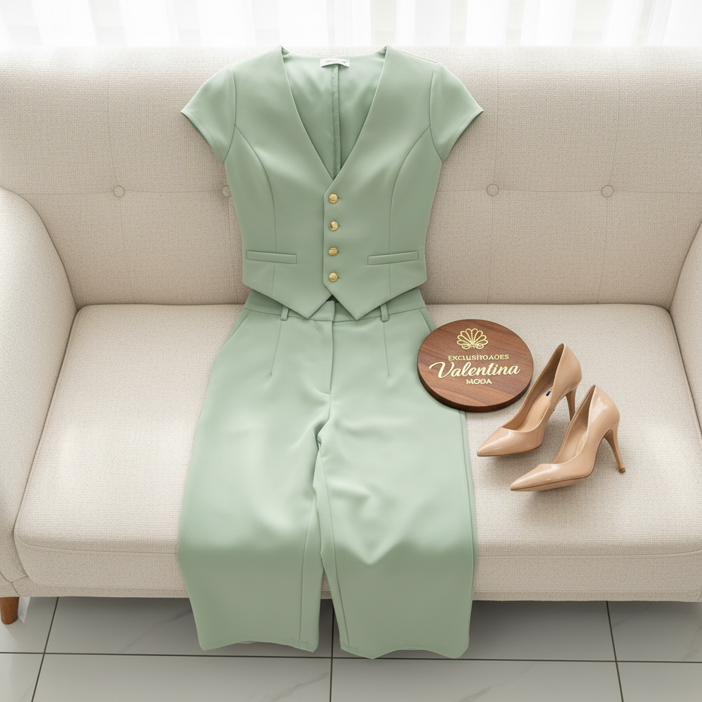 Conjunto Verde Menta cod.562
