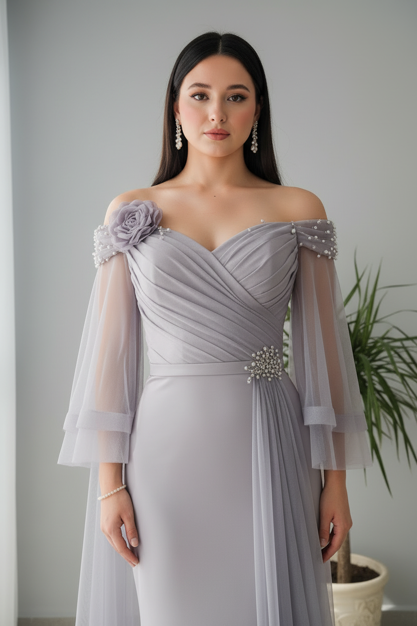 Gown Silver Exclusiva cod.780