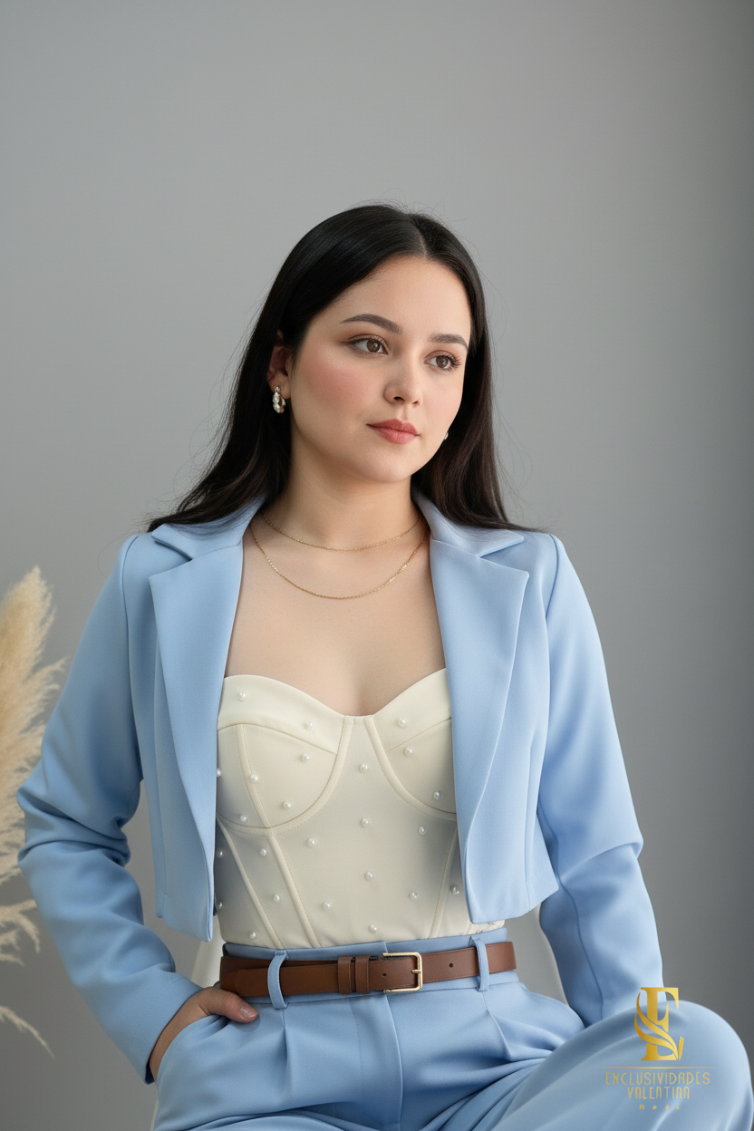 Conjunto Ciel Blazer & Corset cod.C210