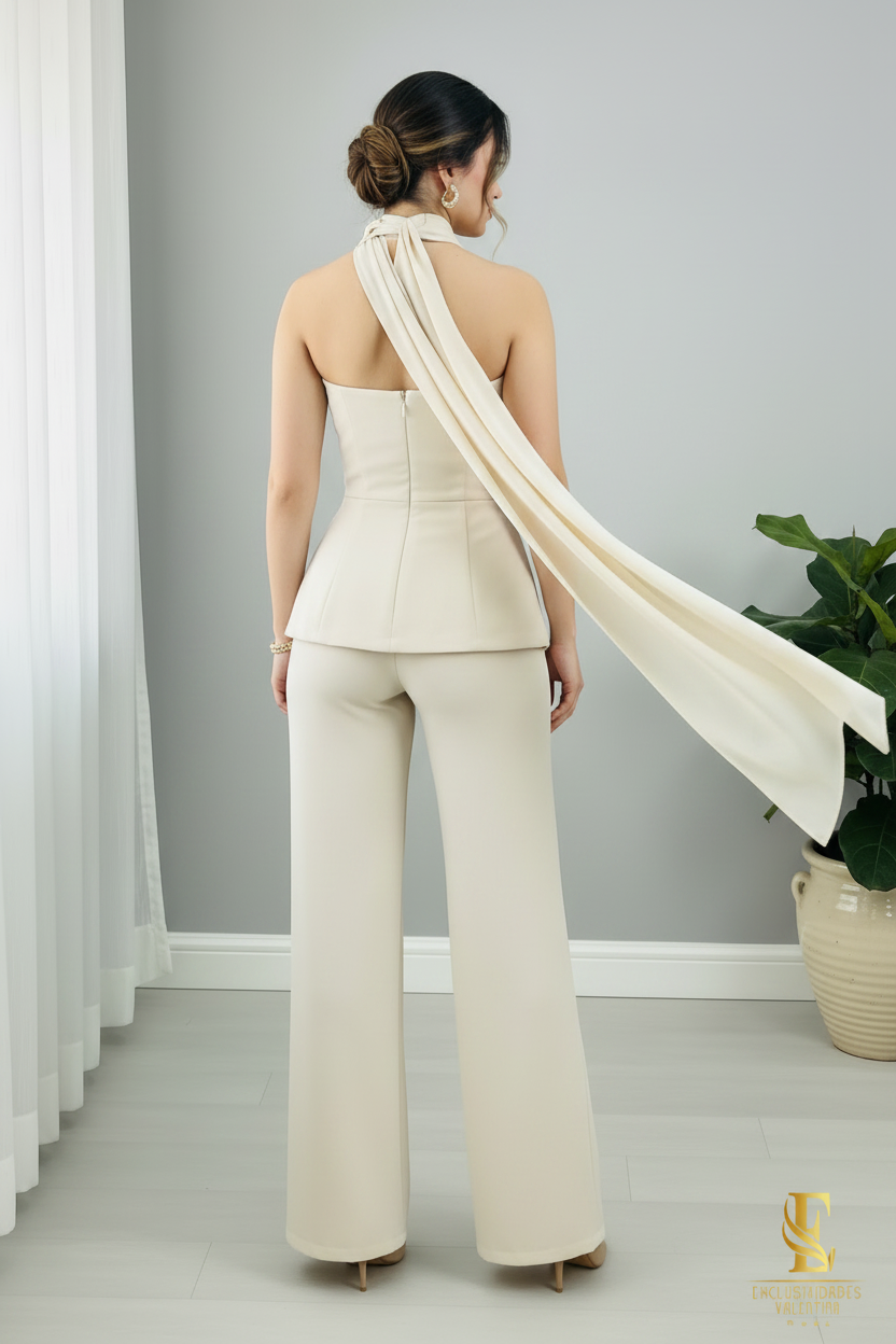 Conjunto Ivory Corset Pañuelo 2 Piezas cod.912