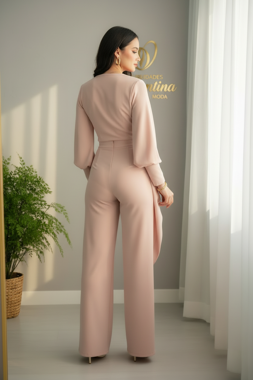 Enterizo Valentina Blush cod.E655