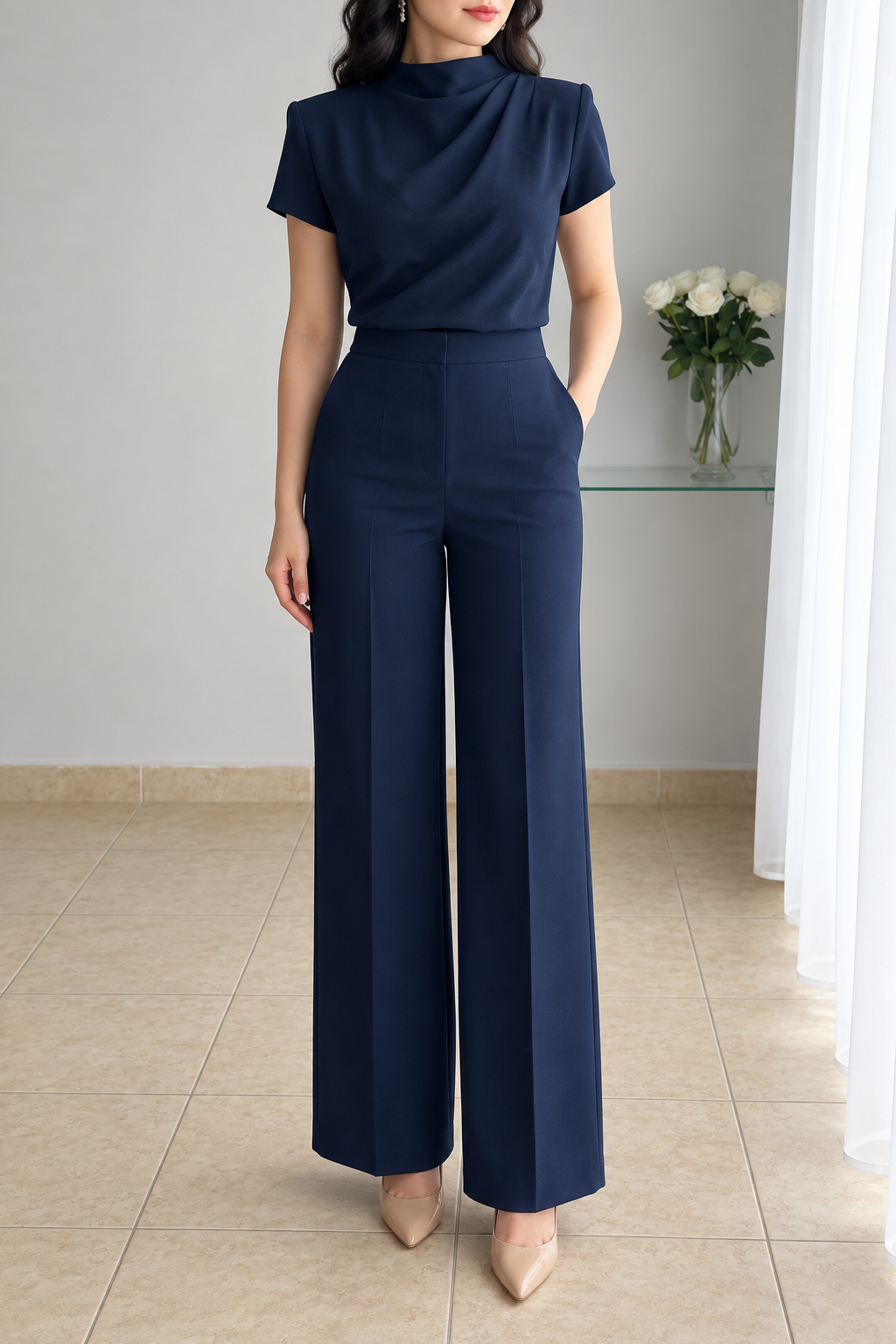 Conjunto azul marino  cod. CJ015