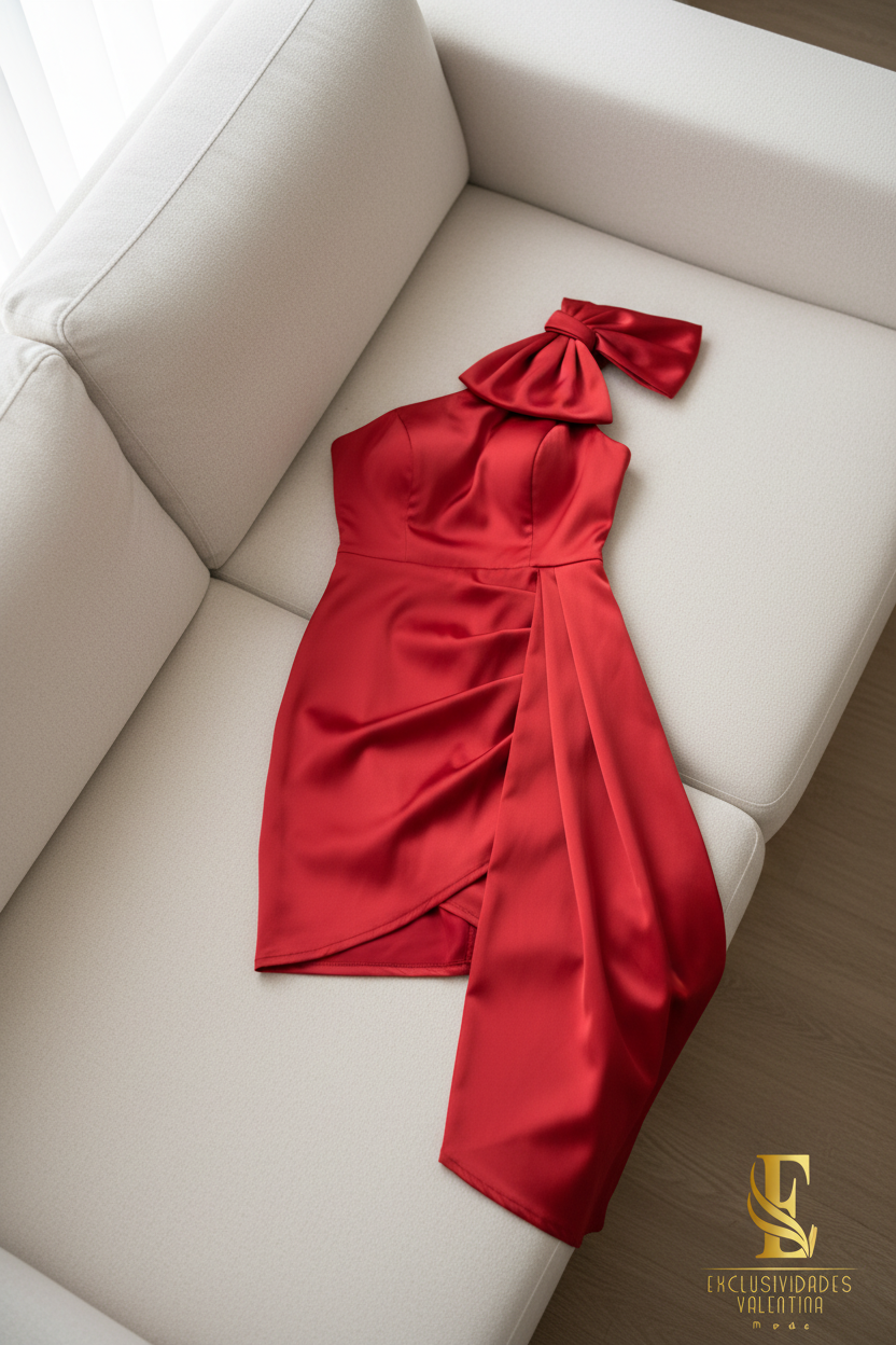 Vestido Rouge Nœud cod.V213