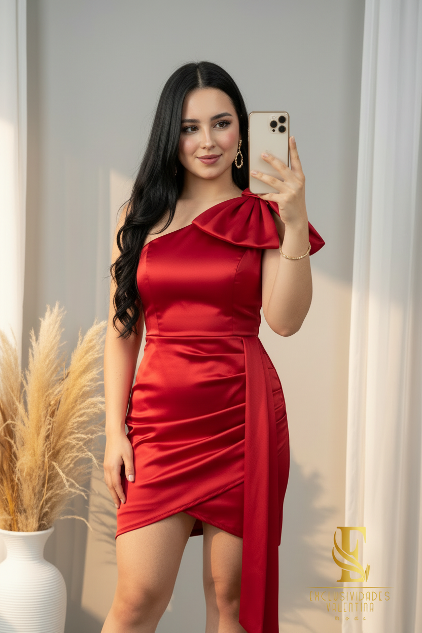 Vestido Rouge Nœud cod.V213