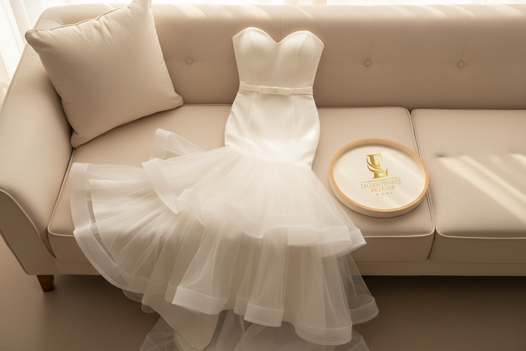 Vestido Sirena Blanco cod.609