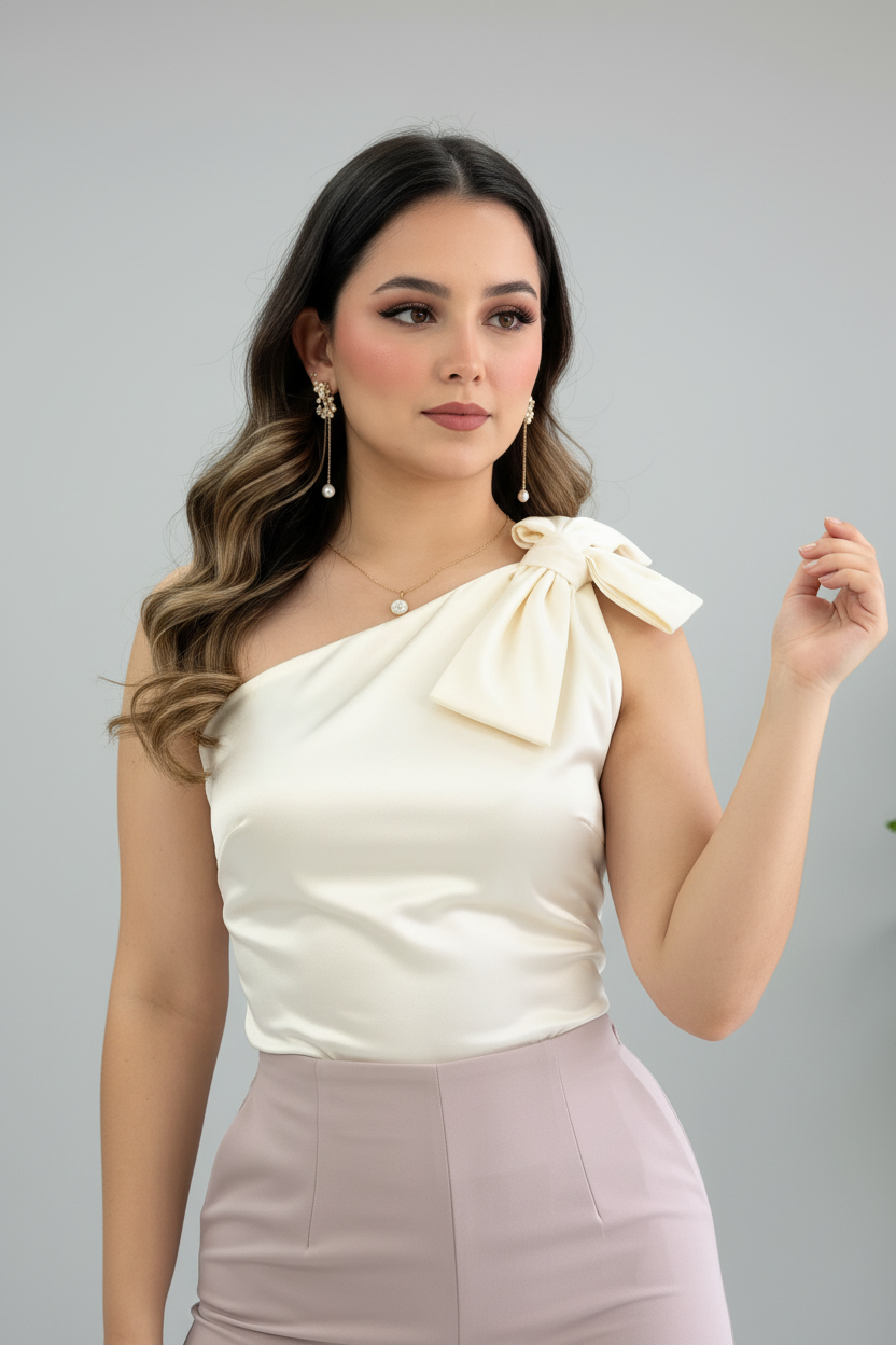 Conjunto Ivoire & Rose cod.565