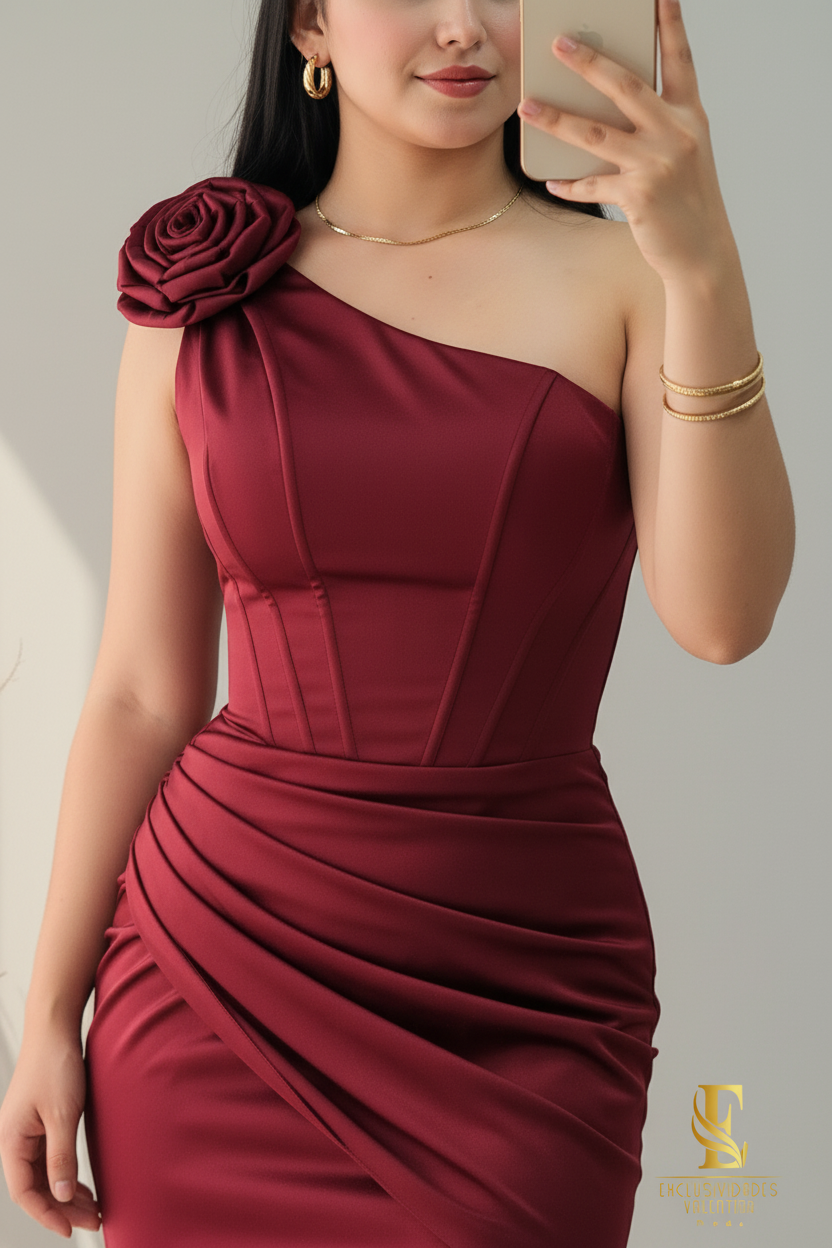 Vestido Bordeaux Étoile cod.00189