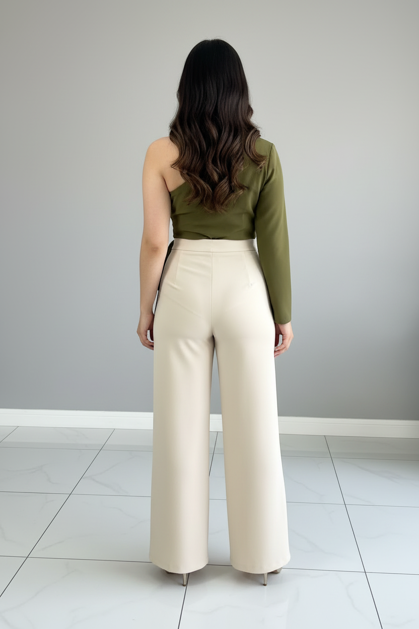 Conjunto Olive Bow & Cream cod.598