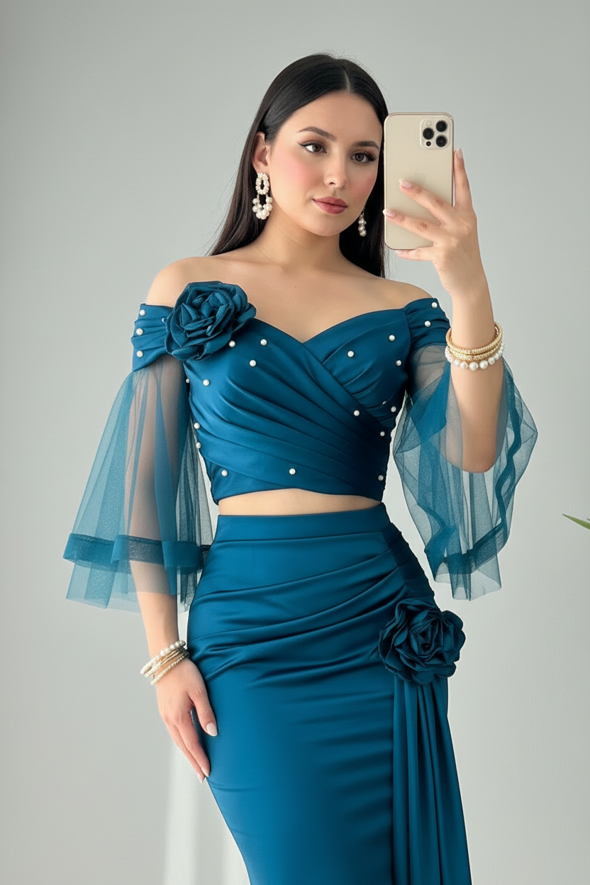 Set Teal Exclusivo cod.785