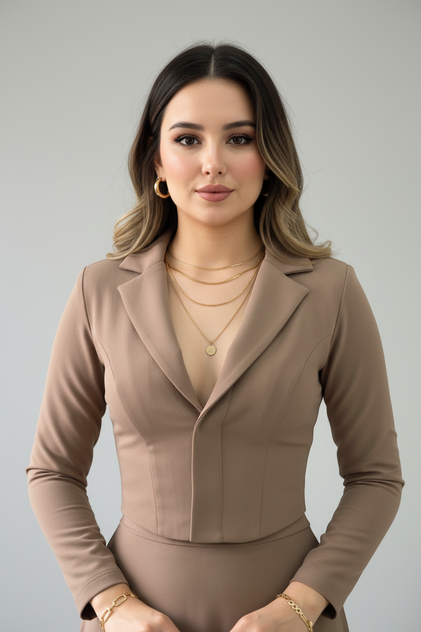 Conjunto Mocha Élégance cod.571