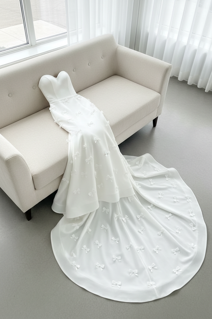 Vestido de Novia Sirena con Lazos D cod.V360