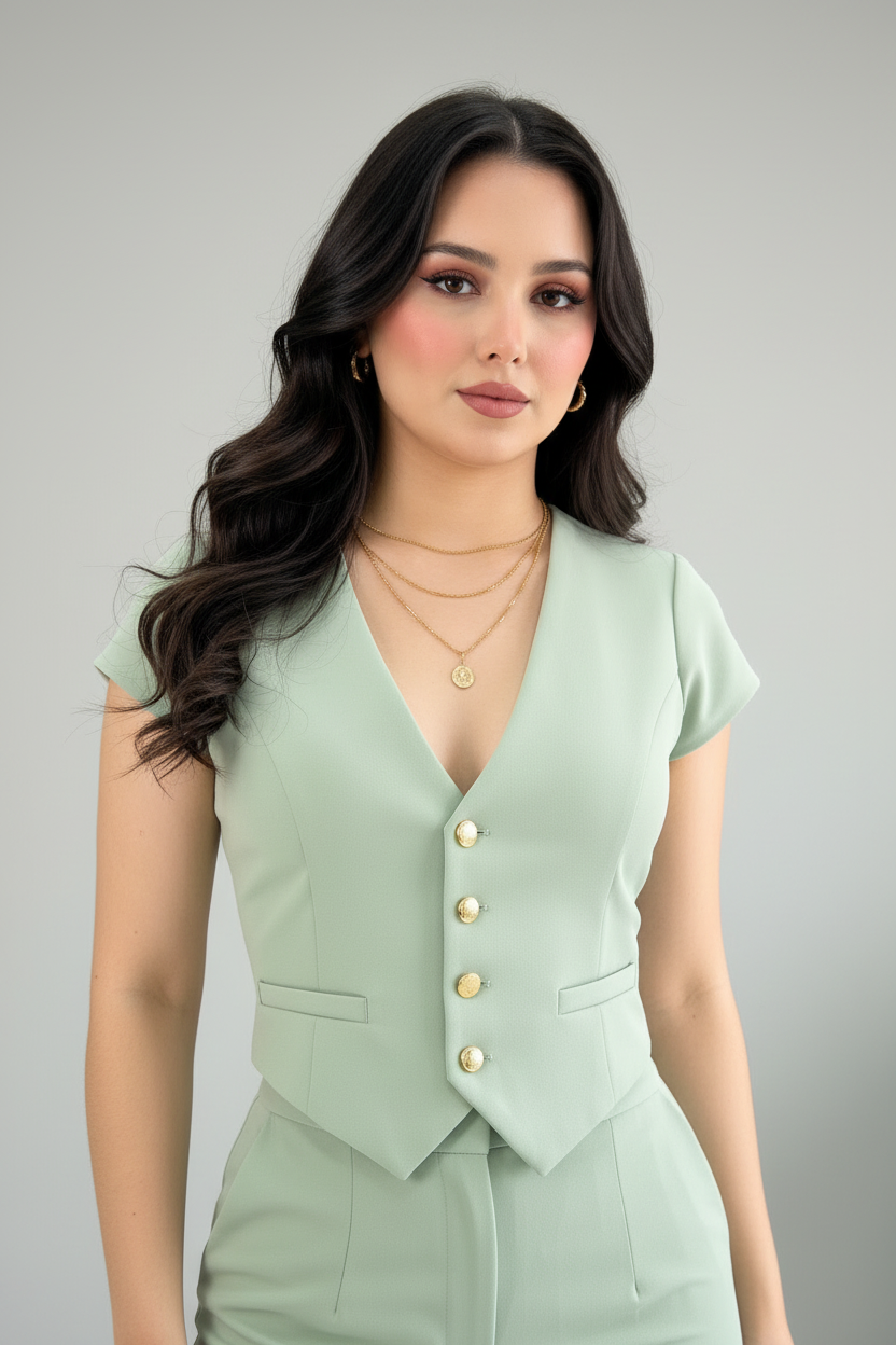 Conjunto Verde Menta cod.562