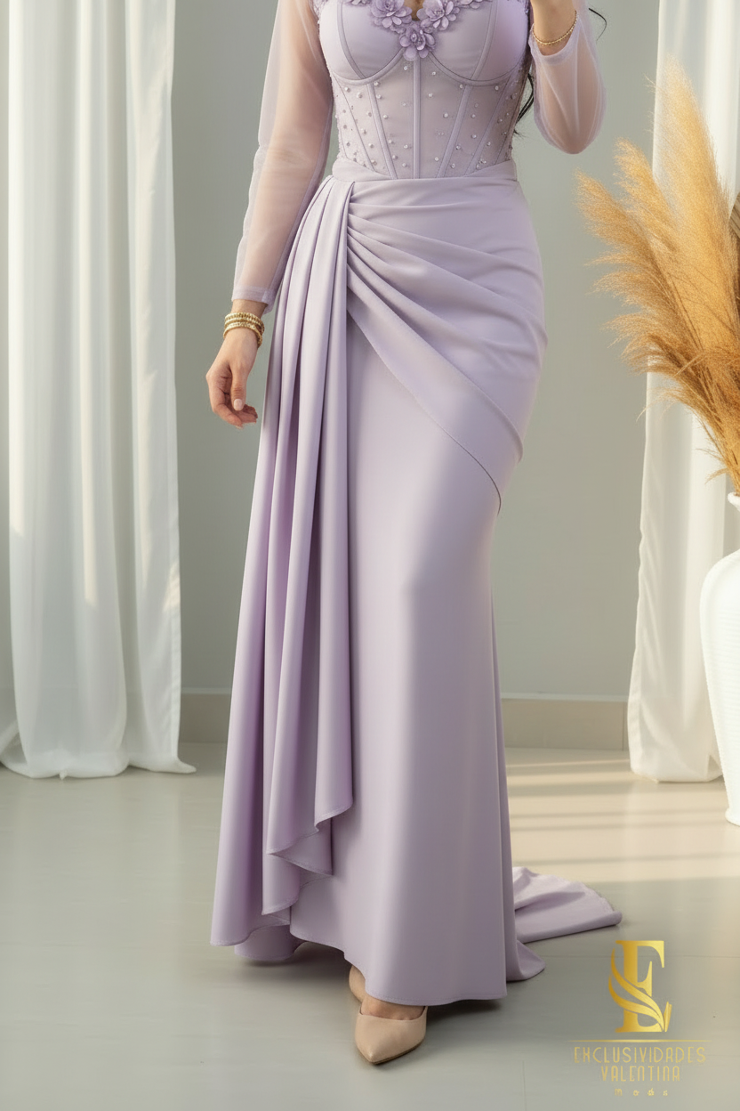 Vestido Lilas Perle cod.00195