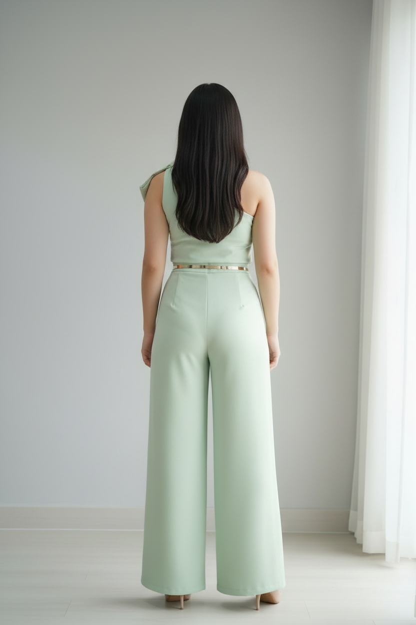 Conjunto Mint Bow Monocromático cod.700