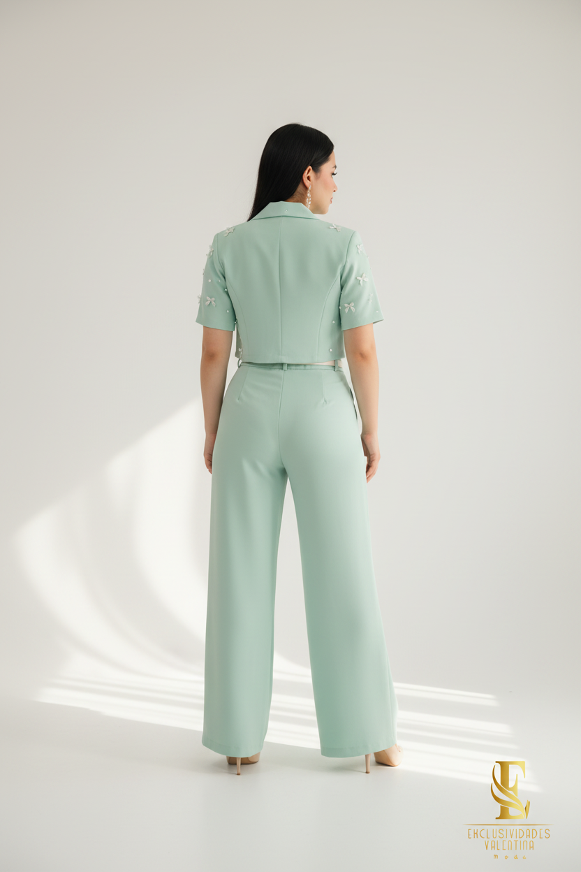 Conjunto Menthe Papillon cod.C0106