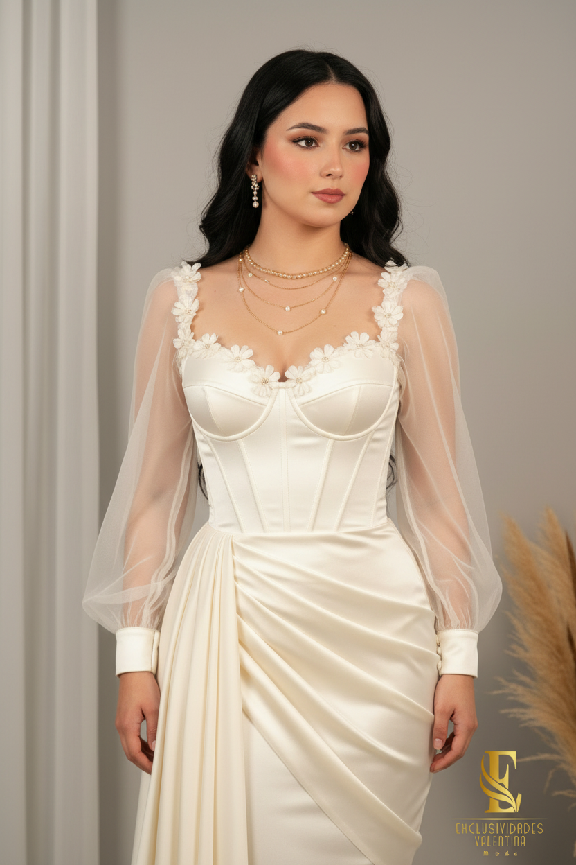 Vestido Blanc cod.00197