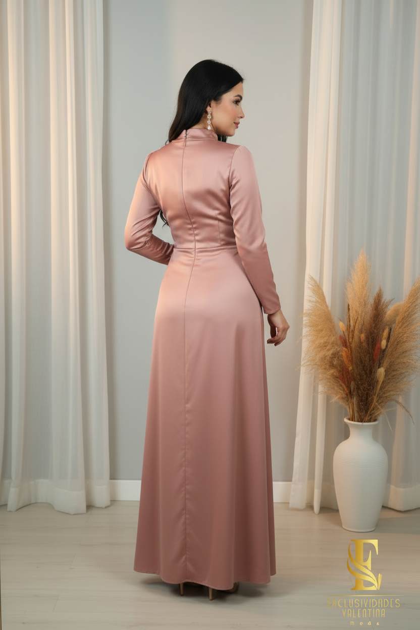 Vestido  Perle Rose cod.0V204