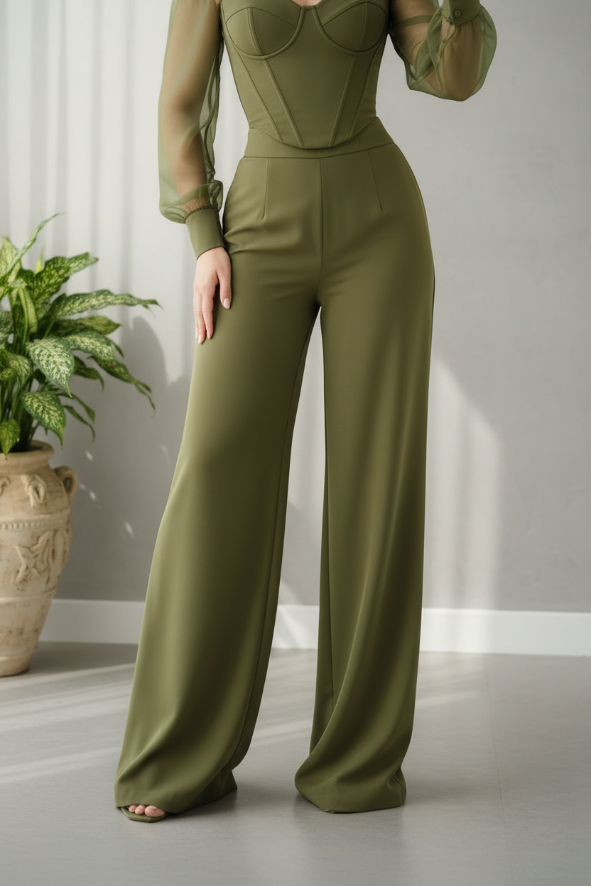 Conjunto Verde Oliva Exclusivo cod.788