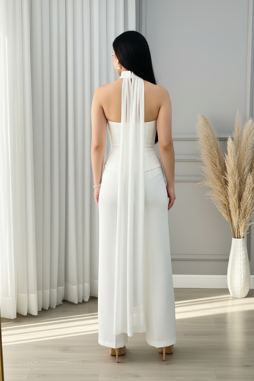 Conjunto Blanco  con Capa cod.004