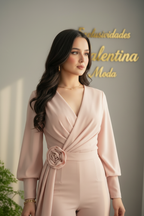 Enterizo Valentina Blush cod.E655