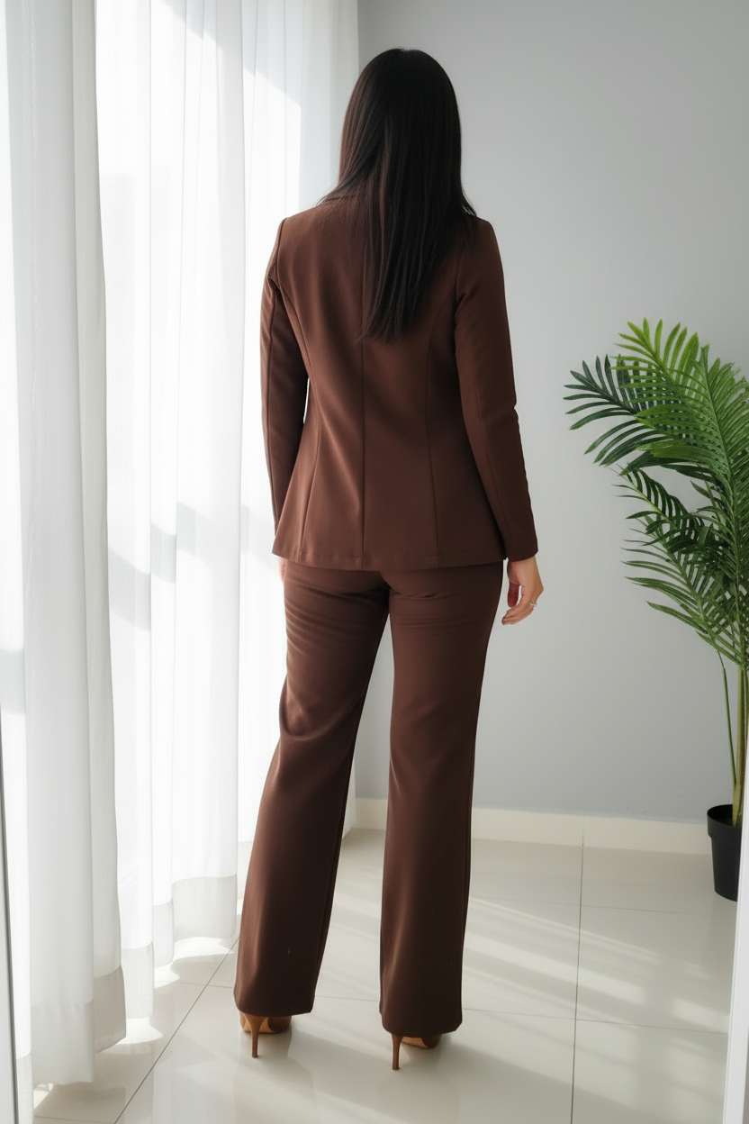 Traje Café Chocolate  cod.750