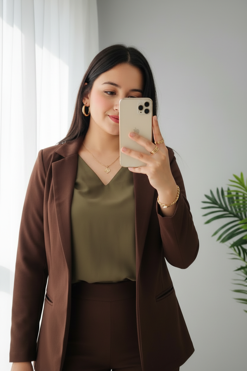 Traje Café Chocolate  cod.750