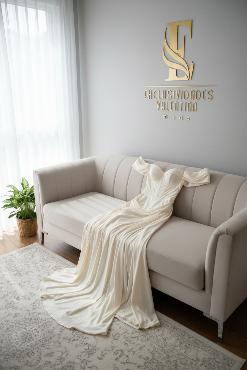 Vestido Ivory Off-Shoulder Corset Drapeado Slit Gala cod.V586