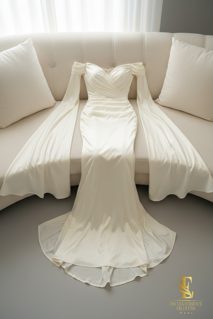 Vestido Ivoire Cape cod.V207