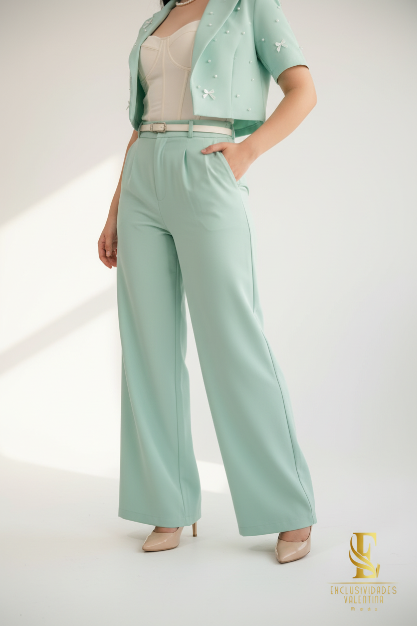 Conjunto Menthe Papillon cod.C0106