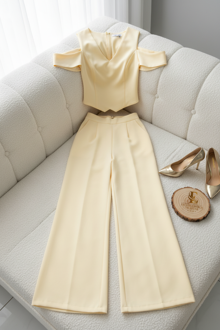 Conjunto Butter Cold Shoulder cod.584