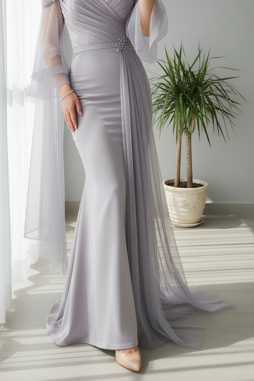 Gown Silver Exclusiva cod.780
