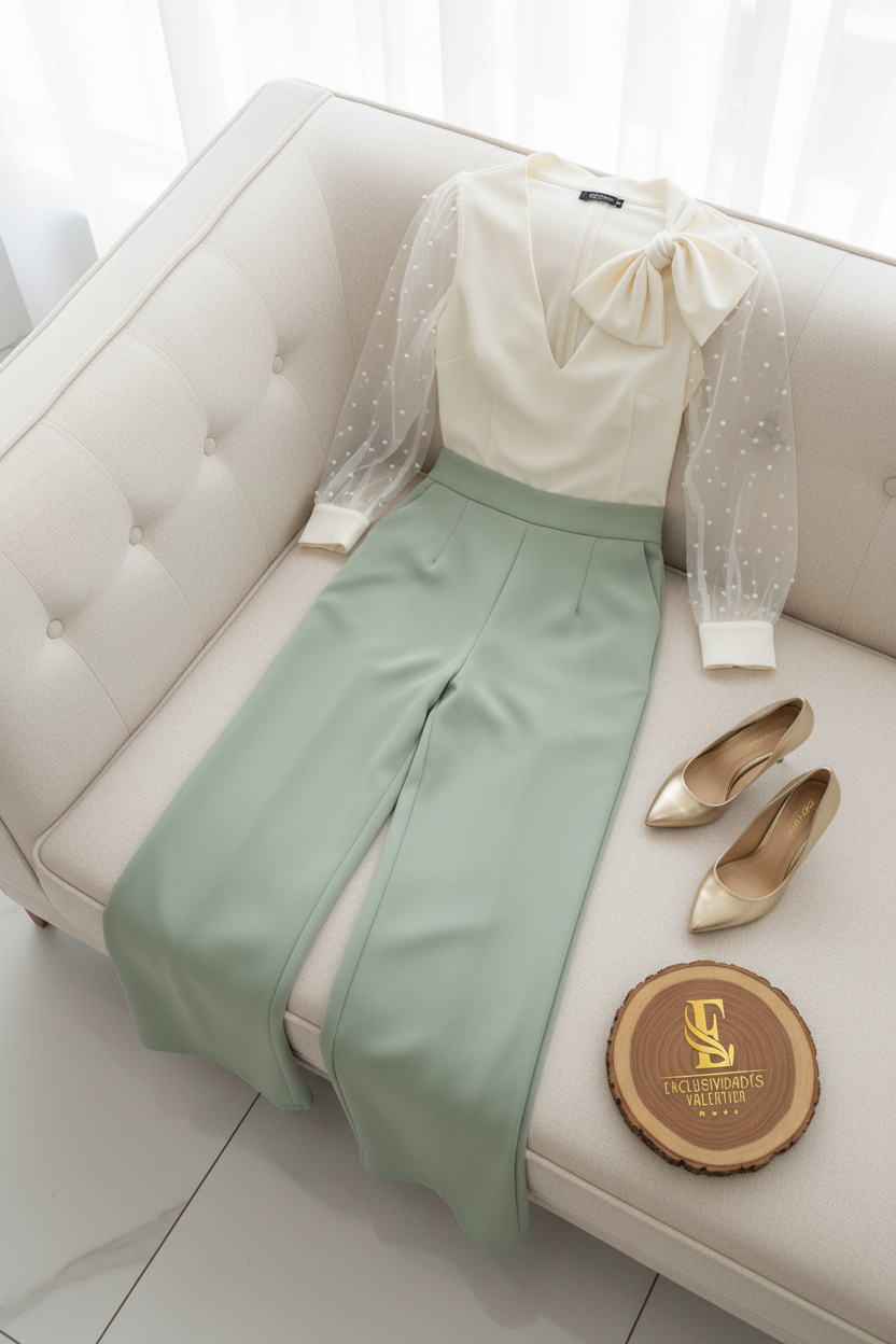 Conjunto Pearl Sage cod.580